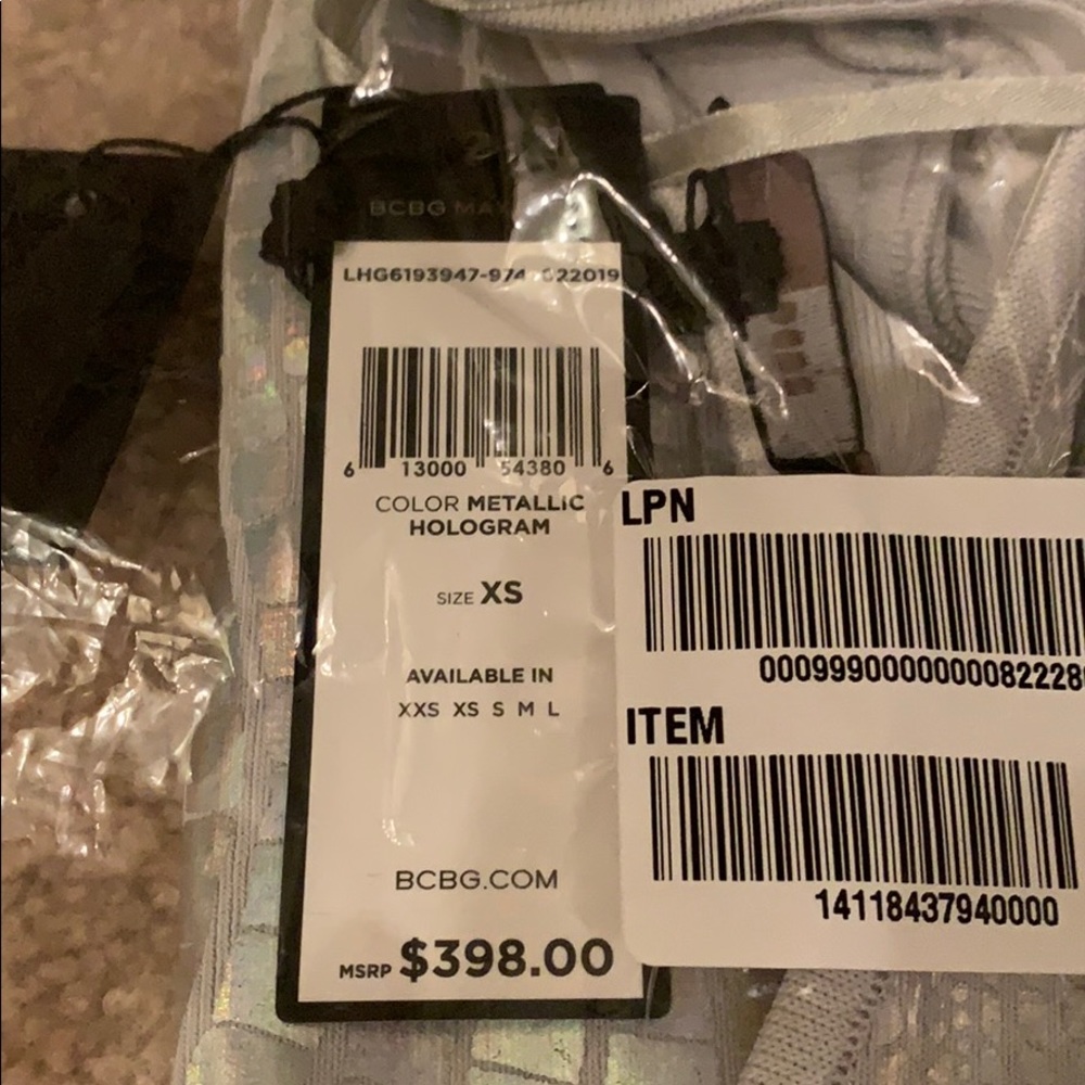 ✨NWT BCBG Holographic Dress - Picture 6 of 6